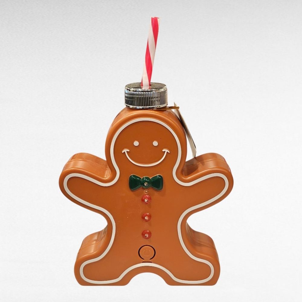 Gingerbread Man LED Tumbler 13 oz